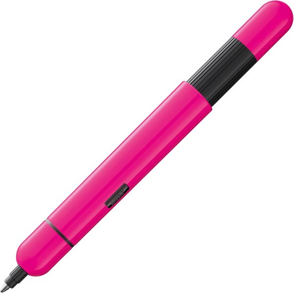 Lamy Pico-Rosa Fluo Set Regalo Penna in Metallo con Custodia in Vera Pelle - immagine 2