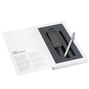 Lamy Set Logo Twin, Penna Multifunzione e Custodia in Vera Pelle