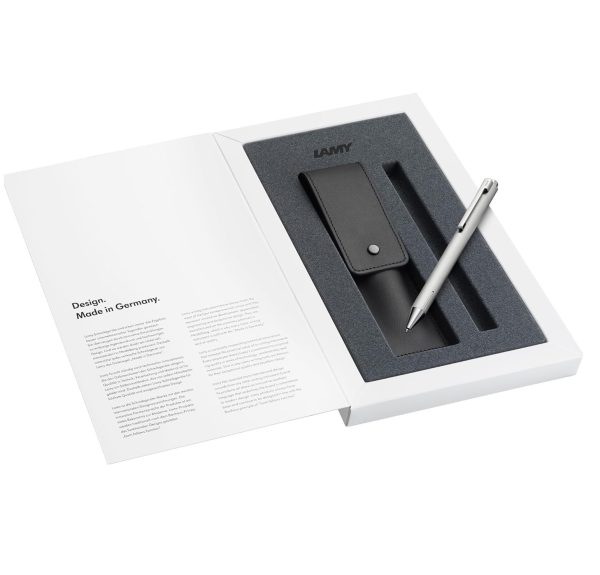 Lamy Set Penna a Sfera Econ 240 e Custodia in Vera Pelle