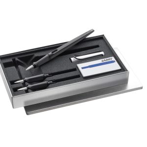 Lamy Set Penna calligrafica Joy Al Black con 3 Gruppi Pennini Diversi (1,1/1,5/1,9 mm)