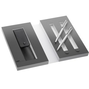 Lamy Set Penna a Sfera + Micromina 0,5 mm. e Pochette Portapenne in Vera Pelle