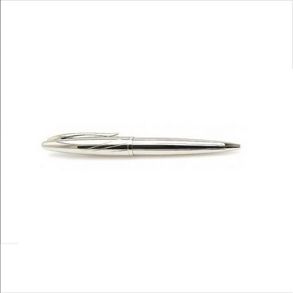 Penna a Sfera Waterman Carène: Silver Meridians ST con Finiture Argentate e Meccanismo Twist - immagine 2