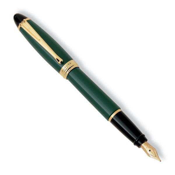 Penna Stilografica Aurora Ipsilon Verde Pennino Medio - Scatola Regalo - immagine 4