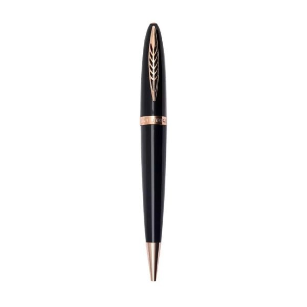 Penna a Sfera Pineider"Tempi Moderni"Black-Rose Gold in Confezione Regalo