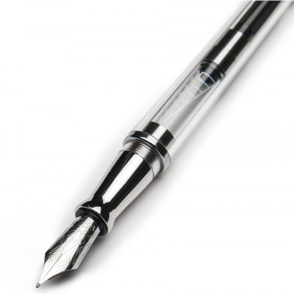 Penna Stilografica Pineider Avatar UR Demo Metal Tratto Fine in Confezione Regalo - immagine 3