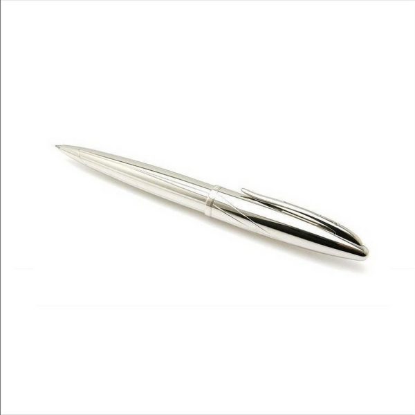 Penna a Sfera Waterman Carène: Silver Meridians ST con Finiture Argentate e Meccanismo Twist - immagine 4