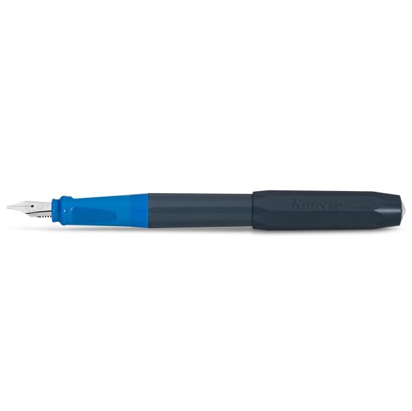 Kaweco Perkeo Penna stilografica per Calligrafia blu I Premium con 3 cartucce e 3 pennini: 1,1 mm, 1,5 mm, 1,9 mm. - immagine 2
