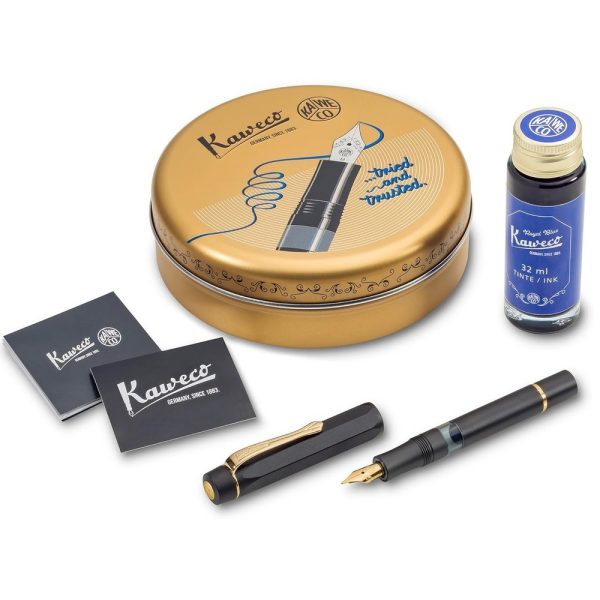 Kaweco AL SPORT PISTON FILLER Starter Set Black F - immagine 3