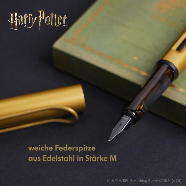 Lamy Al-Star Harry Potter Hufflepuff Tassorossi- Stilografica Edizione Speciale con Pennino Tratto M - immagine 4