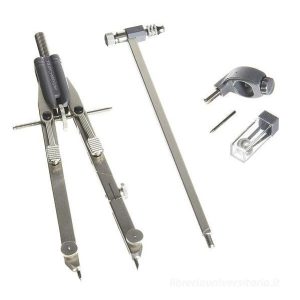 Faber Castell Balaustrone Tech 174607 a Regolazione Rapida in Metallo con Allunga
