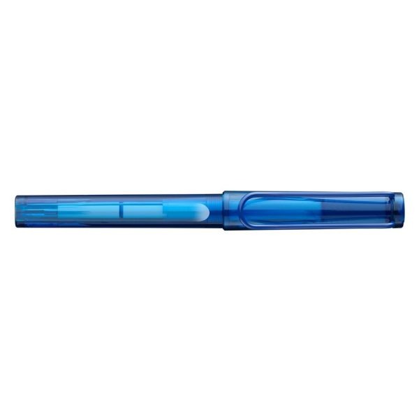 Penna Roller (Sferografica) Cancellabile Lamy "Balloon 311" Trasparente Con Clip in Tinta Coordinata - immagine 3