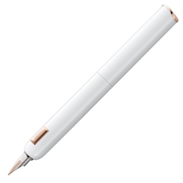 Penna Stilografica, Lamy Dialog con Pennino Oro Rosa 14kt. rientrante e Custodia in Pelle