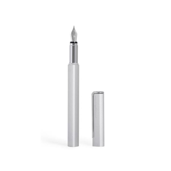 Penna Stilografica-Fountain Pininfarina Silver PF One Pennino Medio - immagine 2