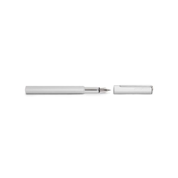 Penna Stilografica-Fountain Pininfarina Silver PF One Pennino Medio - immagine 4