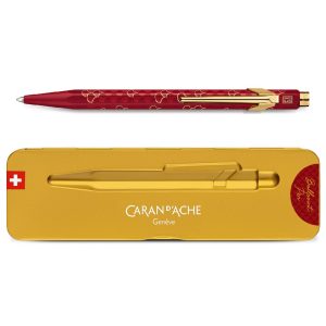 Caran D'Ache Penna a Sfera Red Dragon Bordeaux 849