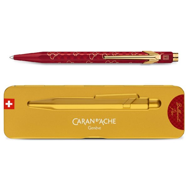 Caran D'Ache Penna a Sfera Red Dragon Bordeaux 849