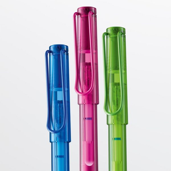 Penna Roller (Sferografica) Cancellabile Lamy "Balloon 311" Trasparente Con Clip in Tinta Coordinata