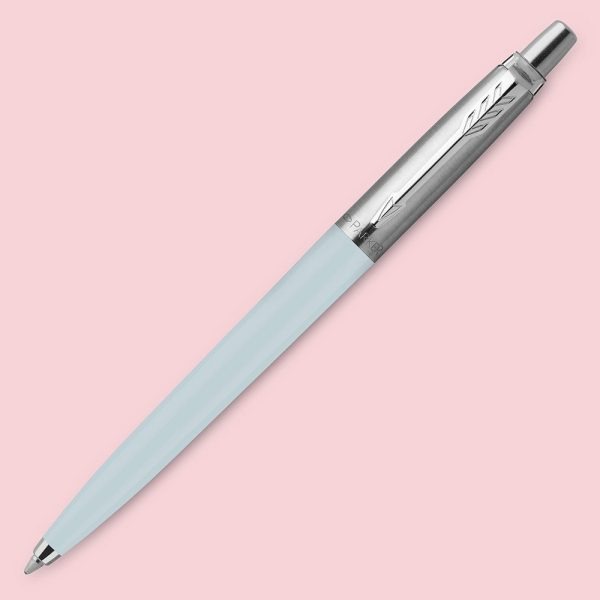 Set da 3 Parker Jotter Originals Pastel Blu Giallo Rosa Tratto Medio Blu - immagine 4