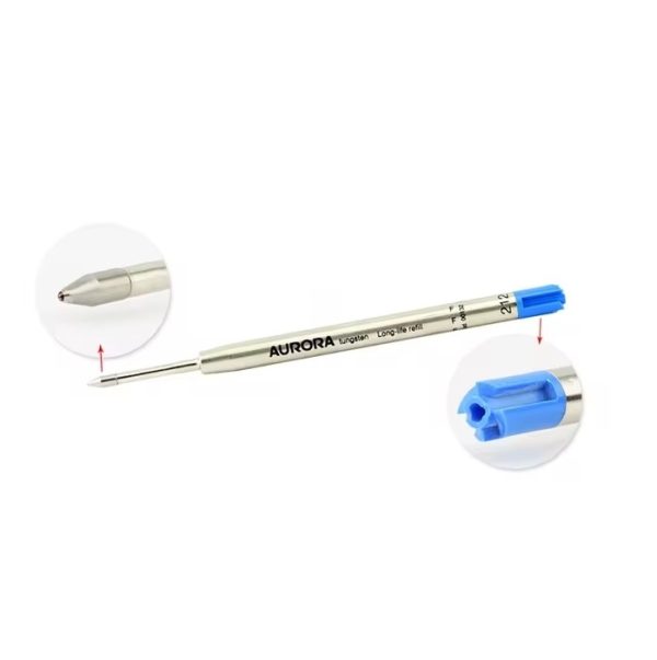 Aurora Refill Long Life Blue Medio Point Ballpoint 132BM - immagine 2
