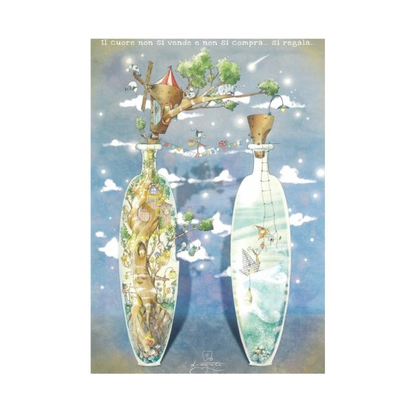 Puzzle a Taglio Invisibile Goccioline - Disegnata 1080 Pezzi 48,5 x 68,5 Centimetri - immagine 2