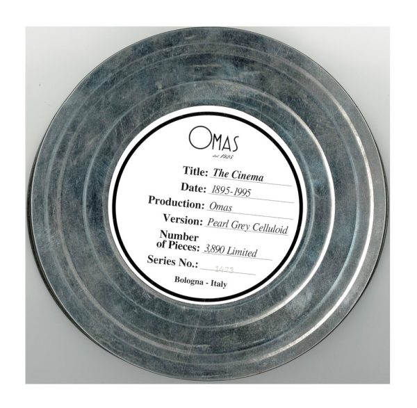 Stilo Omas,"The Cinema"1895-1995,Edizione Limitata e Numerata in Celluloide Grigio Pearl - immagine 7