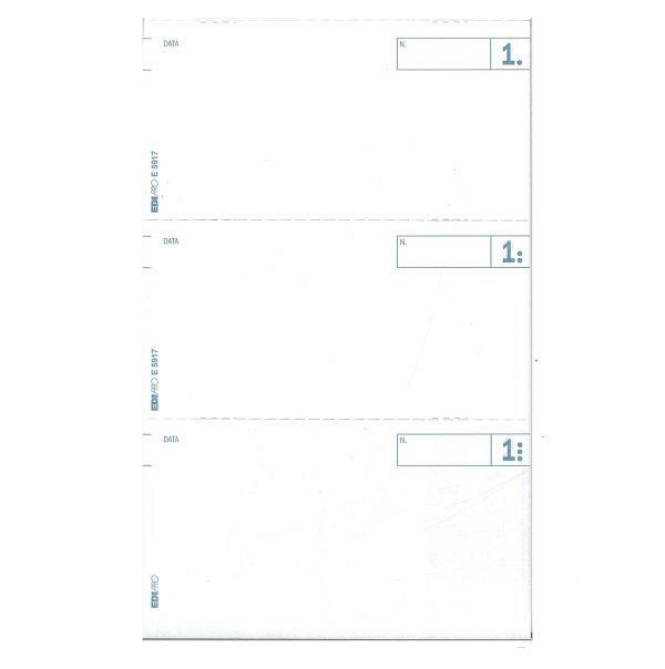 Blocco Comande a 3 Tagliandi 25/25 Fogli Ricalcanti 17x9,9 E5917 - immagine 2
