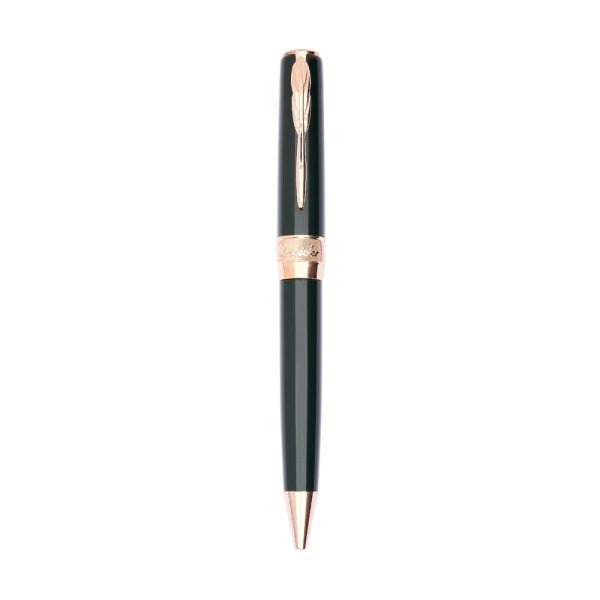 Penna a Sfera"Classic"Pineider Verde British-Rose Gold in Confezione Regalo