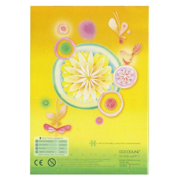Puzzle a Taglio Invisibile Goccioline - Disegnata 1080 Pezzi 48,5 x 68,5 Centimetri - immagine 3