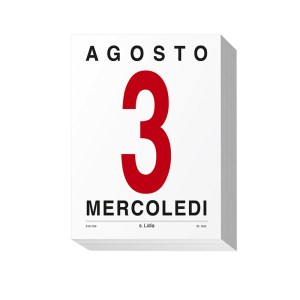 Blocco Calendario da Muro"Commerciale Diritto"8,5x11,5cm.Anno 2025 Giornaliero AB213