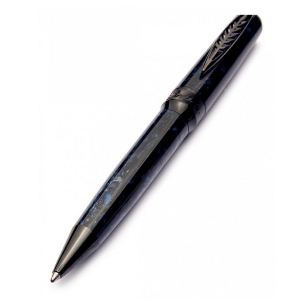 Penna a Sfera Pineider"La Grande Bellezza Rock"Black Trims Blue In Confezione Regalo - immagine 7