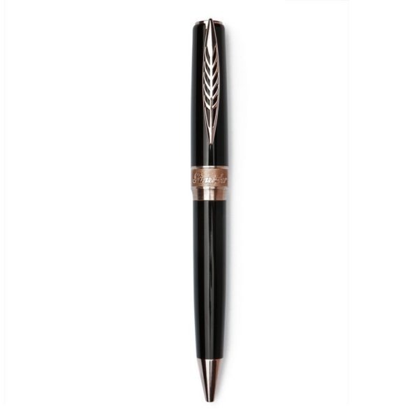 Penna a Sfera Pineider"La Grande Bellezza Rock"Black Rose Gold Trims Black In Confezione Regalo