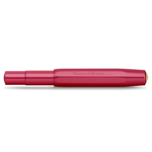 Kaweco COLLECTION Penna Stilografica in Alluminio Ruby Red Limited Edition Tratto Medio - immagine 2