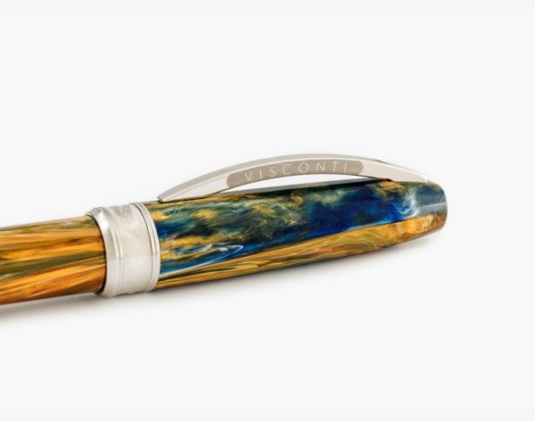 Penna Roller, Visconti Van Gogh "Café Terrace" Resina Verde Cangiante - immagine 6