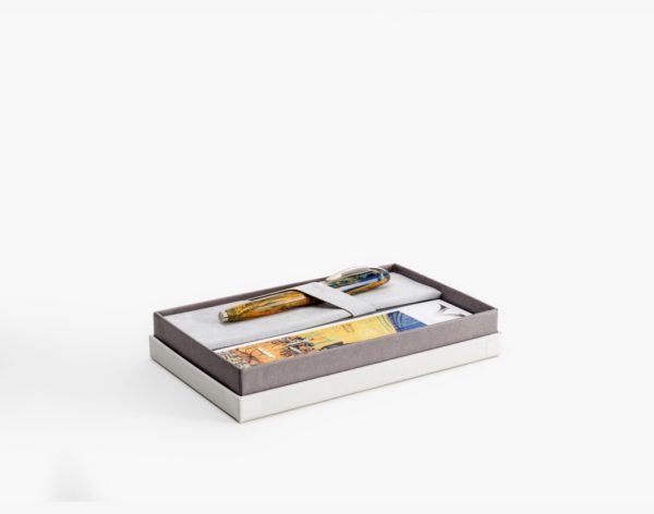 Penna Roller, Visconti Van Gogh "Café Terrace" Resina Verde Cangiante - immagine 3