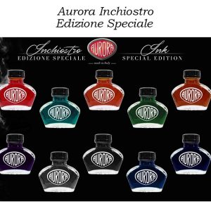 Flacone Inchiostro Aurora Per Penne Stilografiche 55ml.Edizione Speciale"I Nostri Primi 100 Anni"