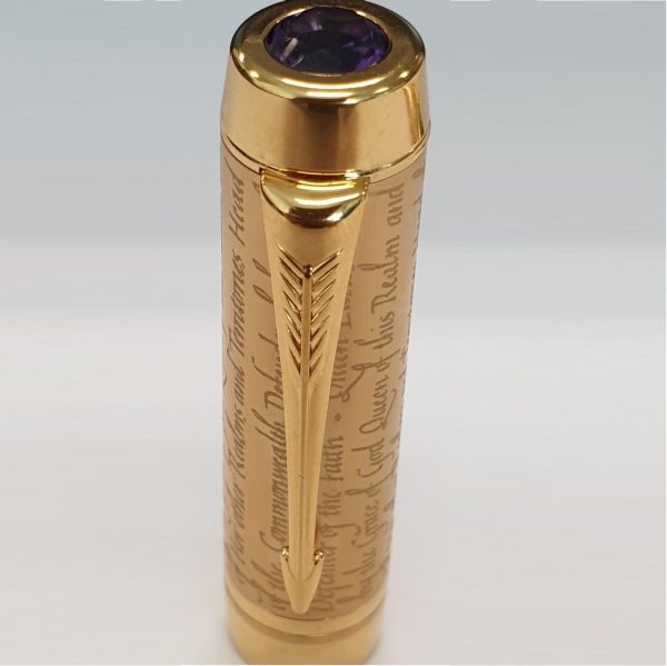 Parker Duofold Accession Penna Stilografica - Regina Elisabetta II - The New Queen - immagine 2