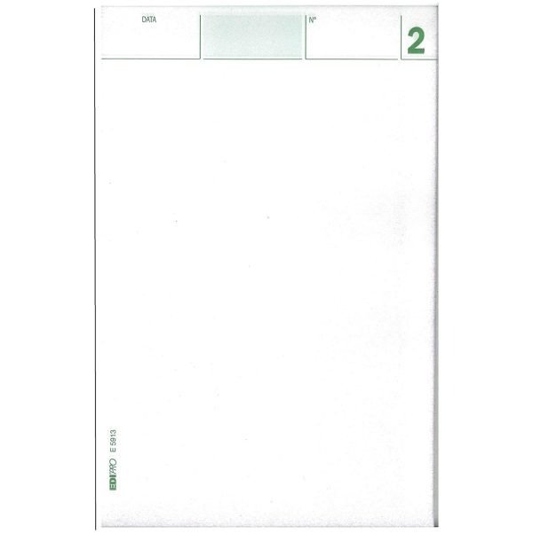 Blocco Comande da 25 Fogli x 2 Copie Autoricalcanti Edipro' E5913 - immagine 3