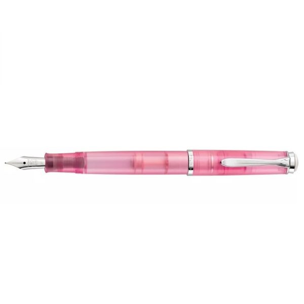 Set Regalo Stilografica Pelikan M200 M Rose Quartz + Inchiostro Edelstein Special 2023 - immagine 6