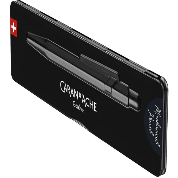 Caran D'Ache Mechanical Pencil 0,7mm 844 Black con Scatola Regalo - immagine 6