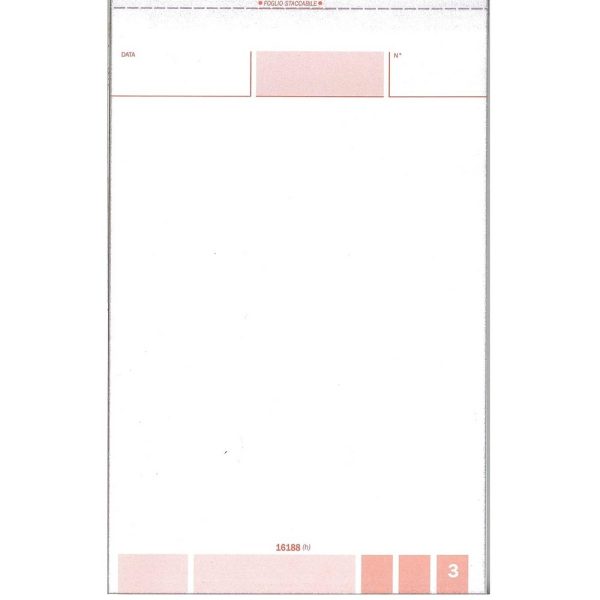 Blocco Comande da 25 Fogli x 3 Copie Autoricalcanti Data Ufficio DU161880000 - immagine 4