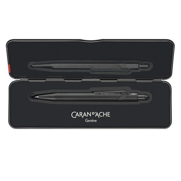 Caran D'Ache Mechanical Pencil 0,7mm 844 Black con Scatola Regalo - immagine 4