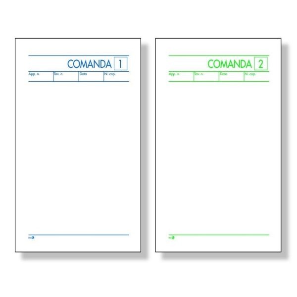 Confezione 60 Blocchi Comande 25x2 Copie Autocopianti Marca BM 9,8 x 16,5cm. - immagine 2