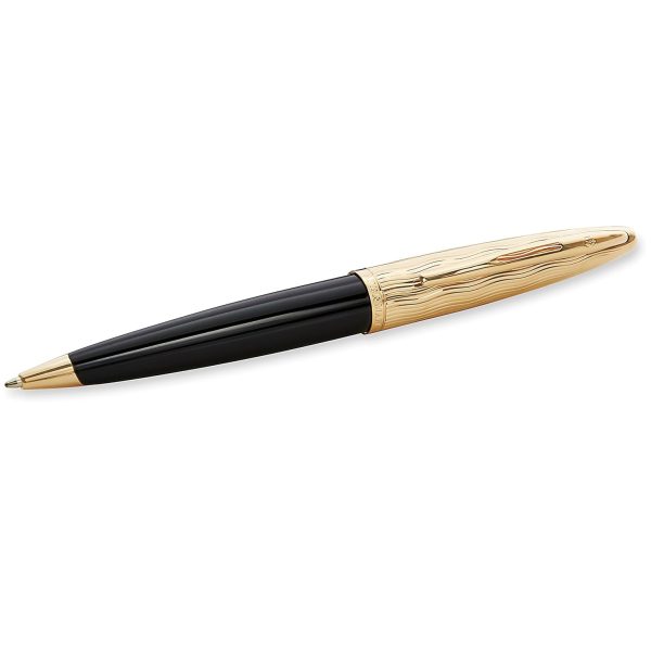 Set Penna a Sfera Waterman Carene Deluxe Laque Gold Plated con Taccuino - immagine 4