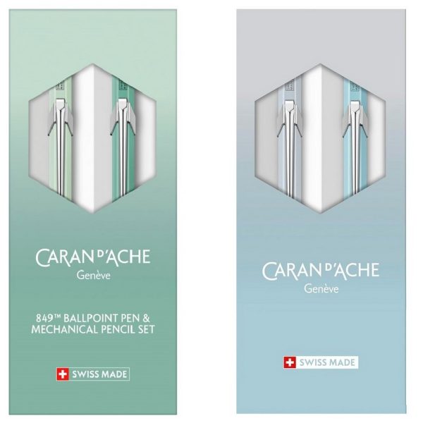 Caran d'Ache Set Penna a Sfera + Portamine 0,5mm.