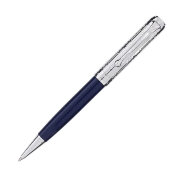 Penna a Sfera Aurora Talentum Dedalo Blu Cappuccio Cromato Limited Edition - immagine 4