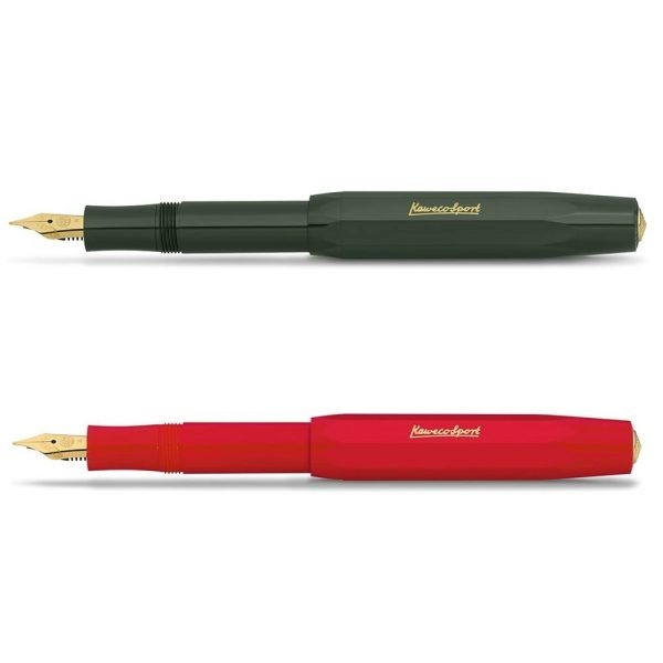 Penna Stilografica Kaweco Sport Classic finiture Dorate
