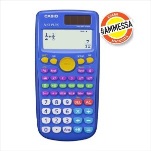 Calcolatrice Scientifica Casio fx-55 PLUS 240 Funzioni Blu