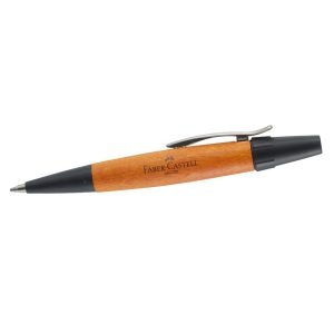Penna a Sfera Faber-Castell E-Motion Wood in Legno d'Acero
