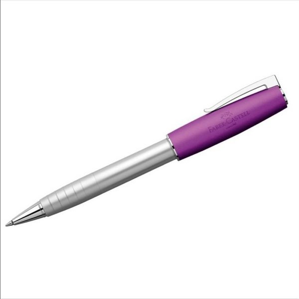 Faber-Castell Elegante Penna Roller "Loom" in Metallo Satinato - immagine 2
