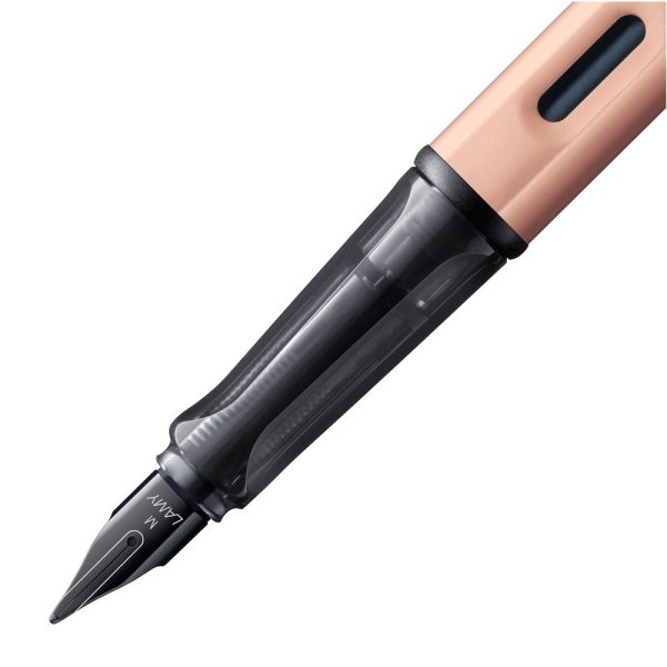 Penna Stilografica Lamy "Lx" in Alluminio Tinta Oro Rosa Pennino tratto Medio - immagine 5